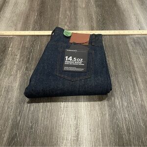 Men's Dark Blue Selvedge Denim Jeans